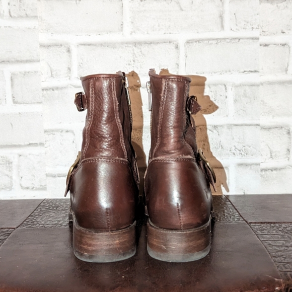 FRYE Tyler Engineer Leather Boots Womens Size 6.5 - Picture 7 of 12